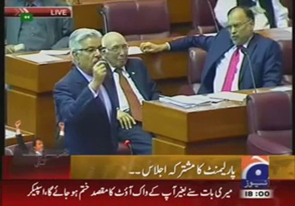 Khawaja Asif Full Speech Against PTI and Imran Khan in Parliament on 6 April 2015
