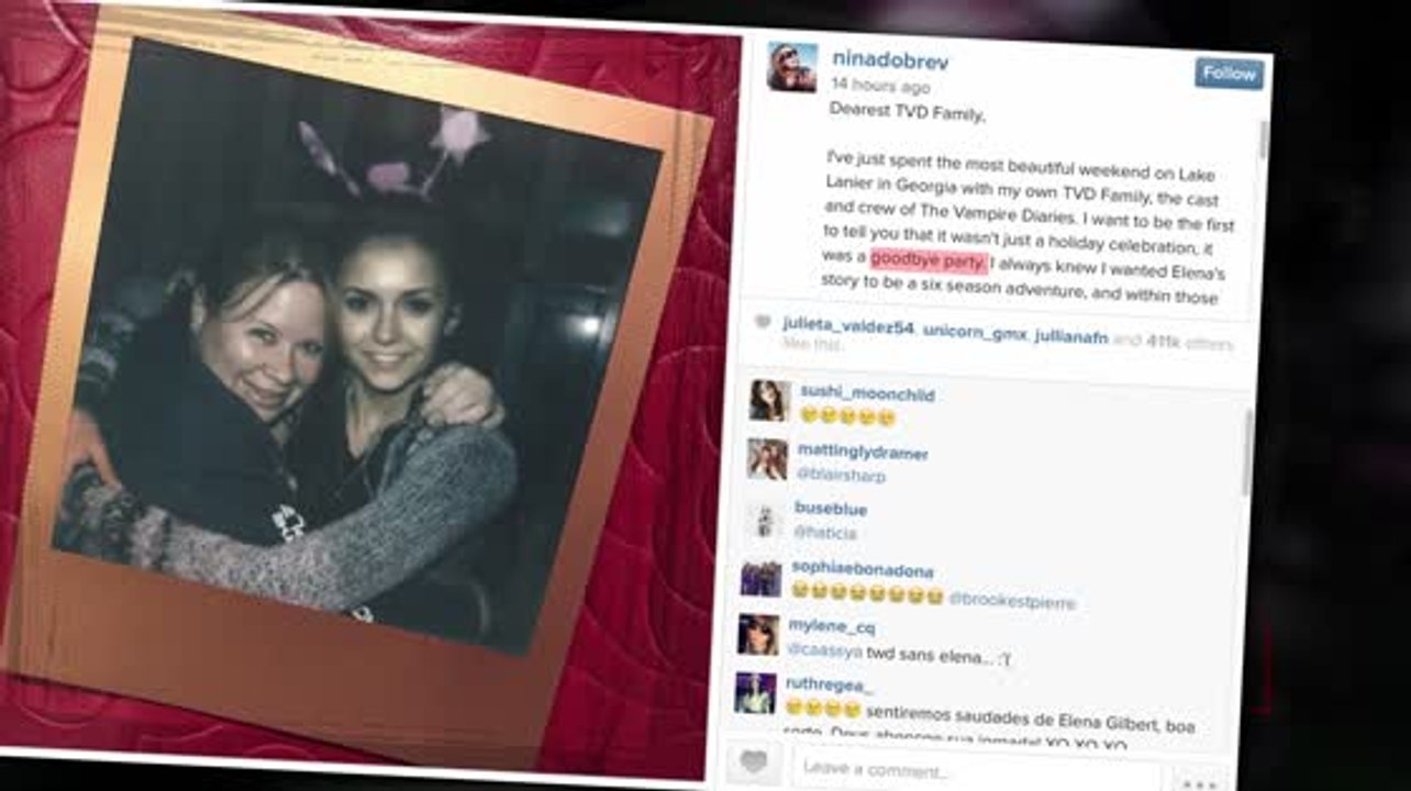 Nina Dobrev Announces She's Leaving The Vampire Diaries