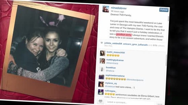 Nina Dobrev Announces She's Leaving The Vampire Diaries