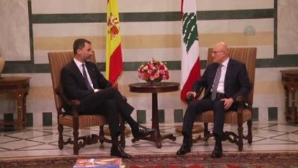 İspanya Kralı 6. Felipe Beyrut'ta