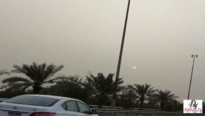 Sun turns white in UAE