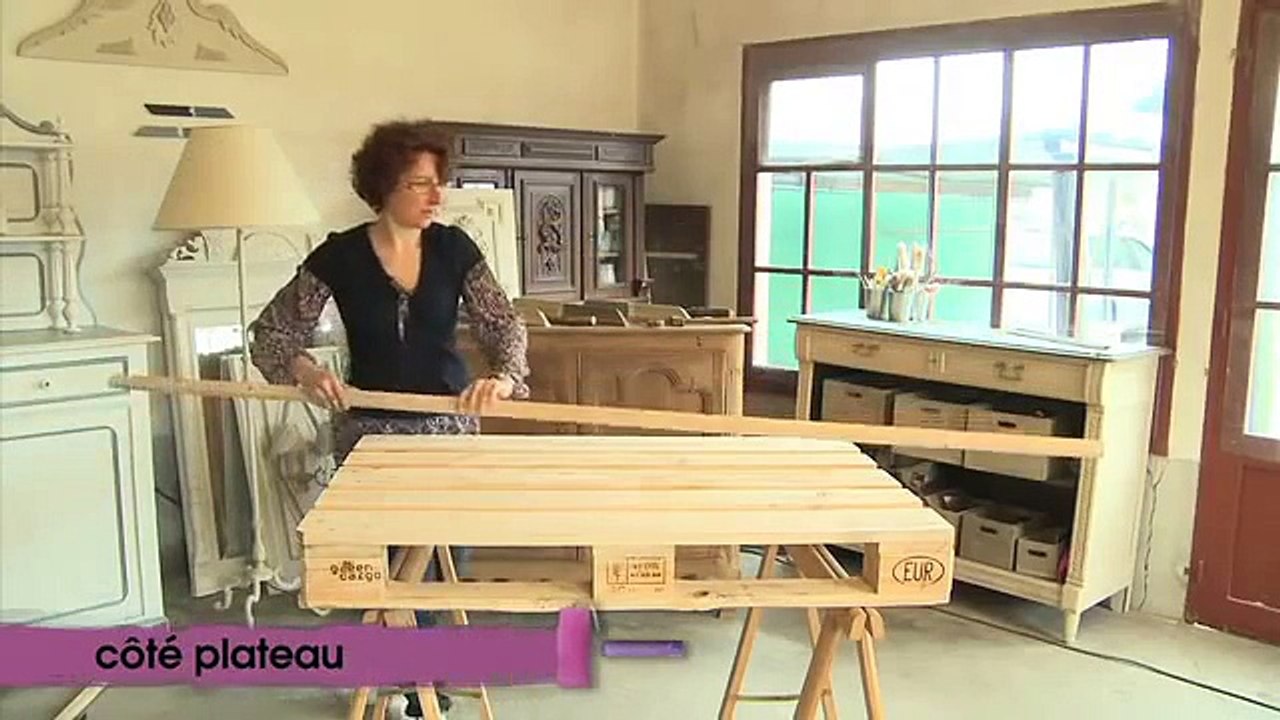 Fabriquer une table basse avec une palette