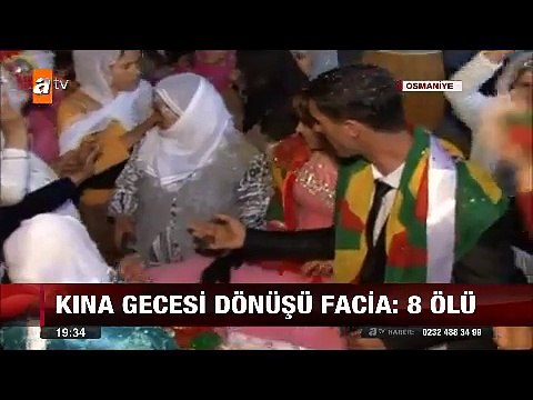 Osmaniye'de kına gecesi dönüşü facia damat ve gelin dahil 8 kişi hayatını kaybetti