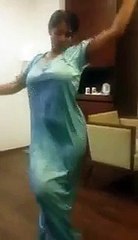 indian fat lady dance in room