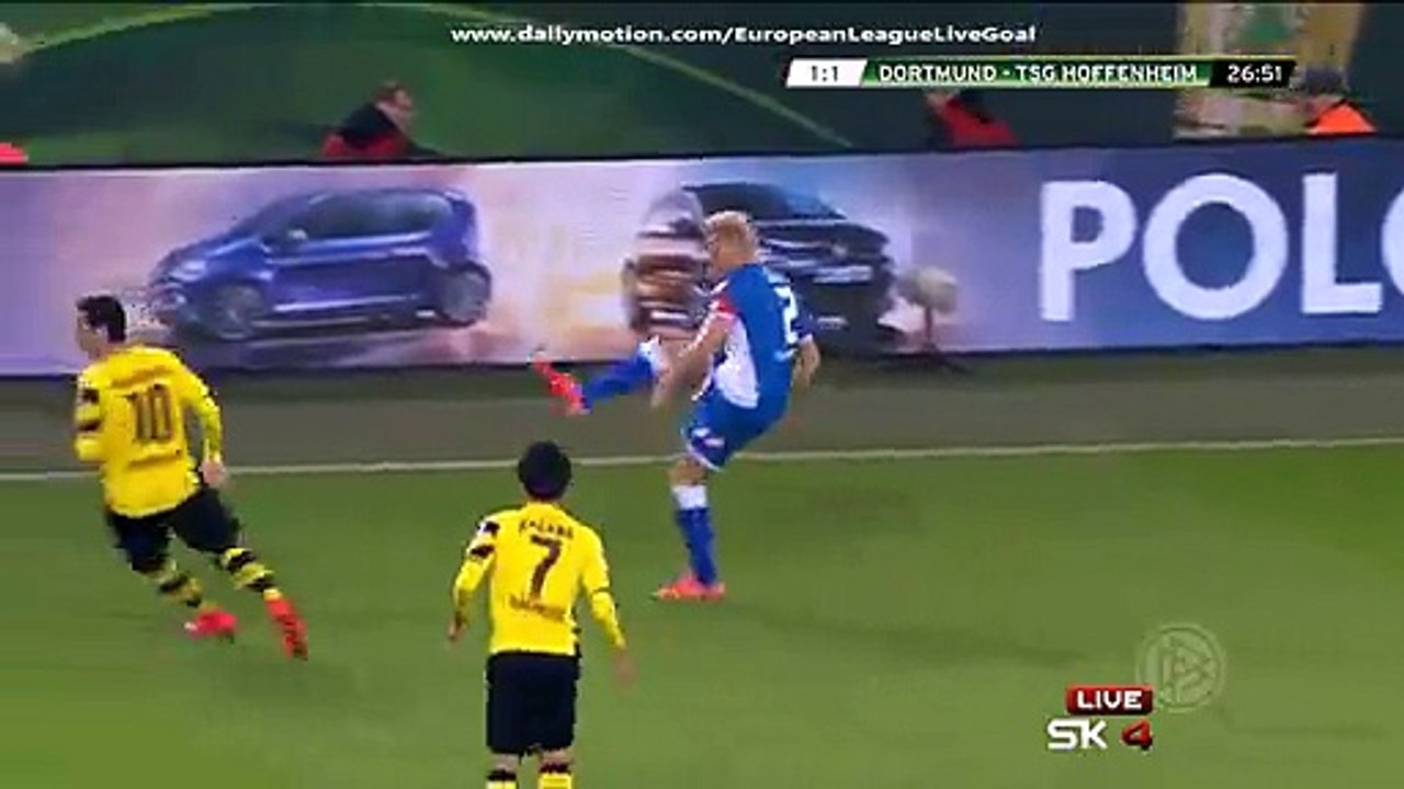 Roberto Firmino 1:2 | Borussia Dortmund - Hoffenheim 07.04.2015 HD