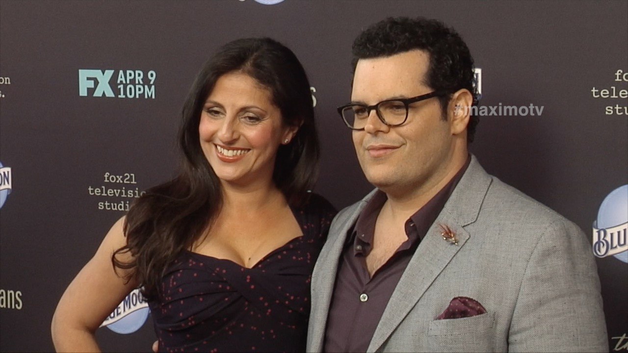 Josh Gad & Ida Darvish FX's The Comedians Red Carpet Premiere Arrivals