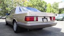 1986 Mercedes-Benz 300SDL Turbo Diesel Start Up, Engine, and In Depth Tour