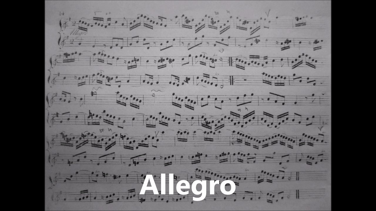 Giuseppe Sammartini Sonate pour deux flûtes n°4