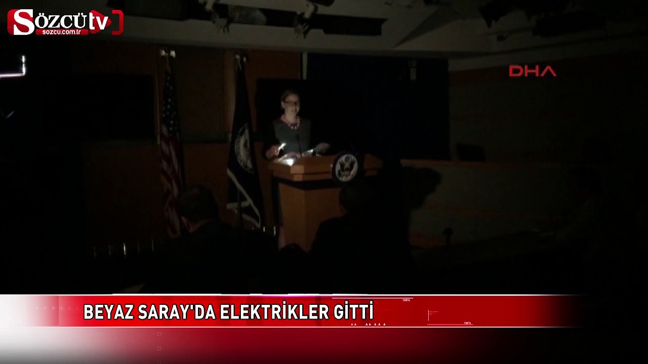 Beyaz Saray karanlığa gömüldü!