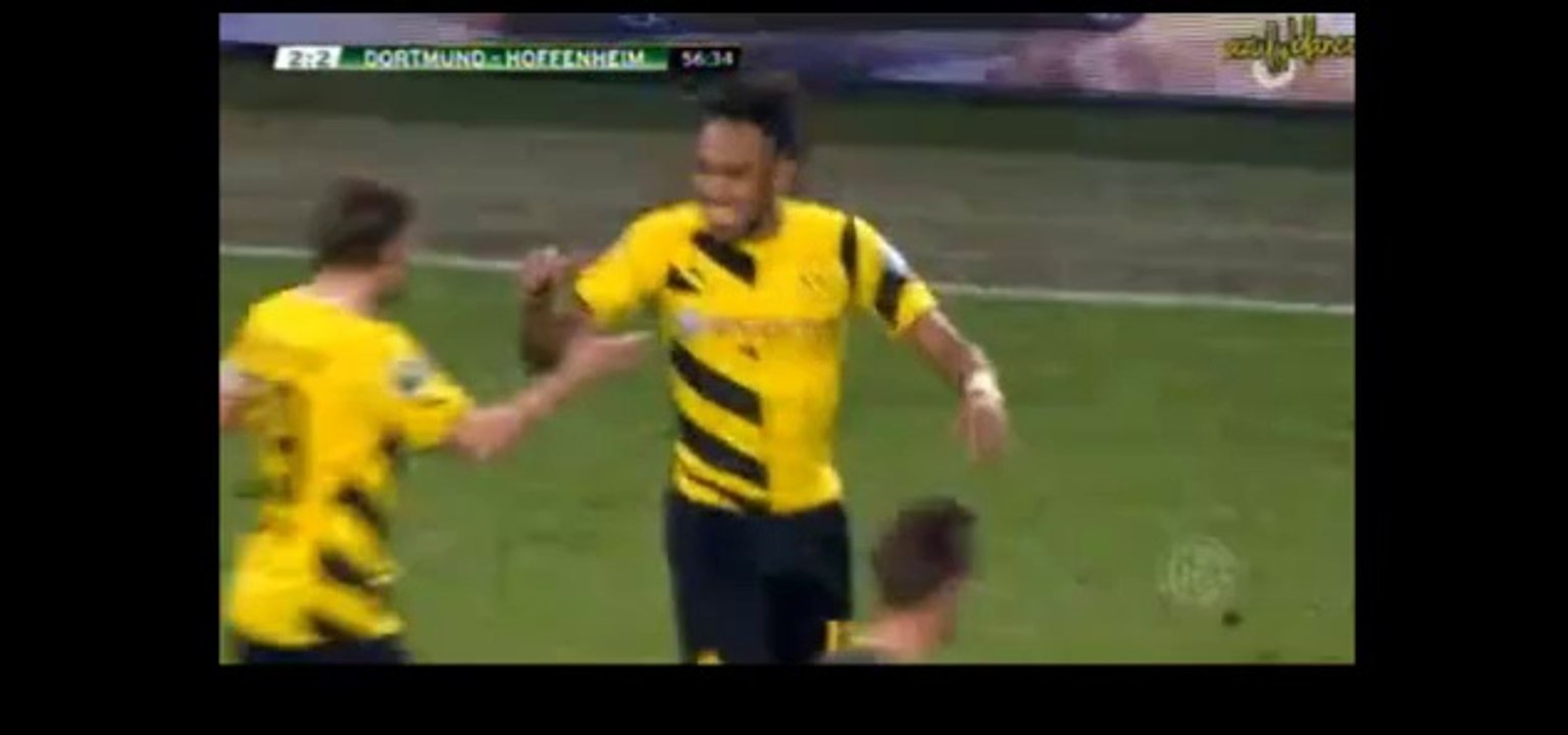 07.04.2015 - Aubameyang 2-2 | BV Borussia Dortmund vs TSG Hoffenheim