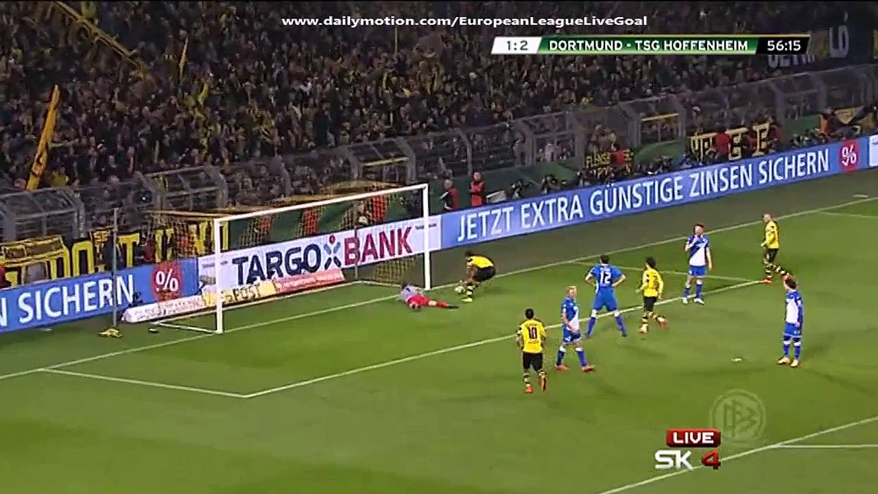 Pierre-Emerick Aubameyang 2:2 | Borussia Dortmund - Hoffenheim 07.04.2015 HD