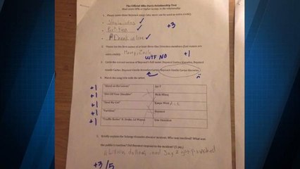 Beyonce Superfan Makes Boyfriend Take a Beyonce Quiz