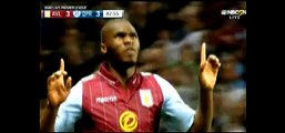 07.04.2015 - Benteke 2th goal 3-3 | Aston Villa  vs  Queens Park Rangers