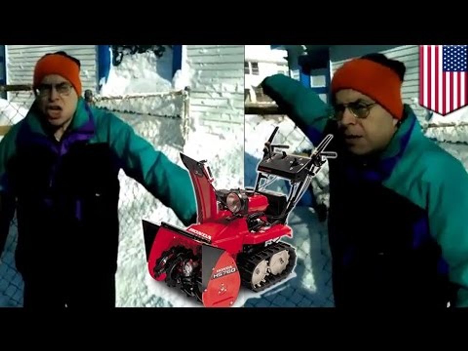 Домовладелец разозлился на идиота, насыпавшего ему снега на участок
