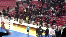 Emeutes Grèce AEK Athènes - PAOK Salonique Handball