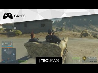 Você pode dirigir um sofá em Battlefield Hardline / Titanfall 2 é confirmado e não será exclusivo