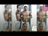 Prison selfie shows man in dog leash badly beaten, how did they smuggle phone in