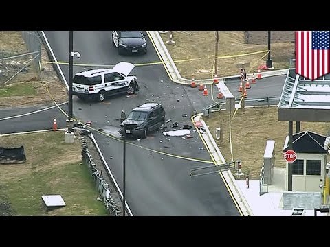NSA shooting: One dead in shootout outside spy agency headquarters after SUV tries to ram its way in