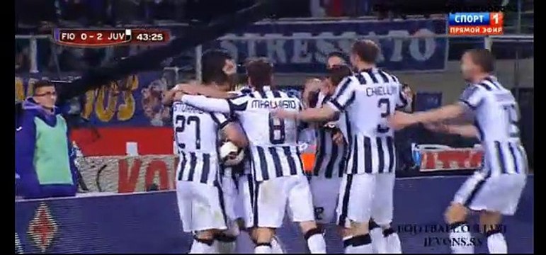 07.04.2015 - All goals - Fiorentina 0-3 Juventus