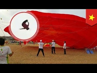 Accident de cerf-volant : Une vidéo montre un gamin tomber de 20 m et mourir