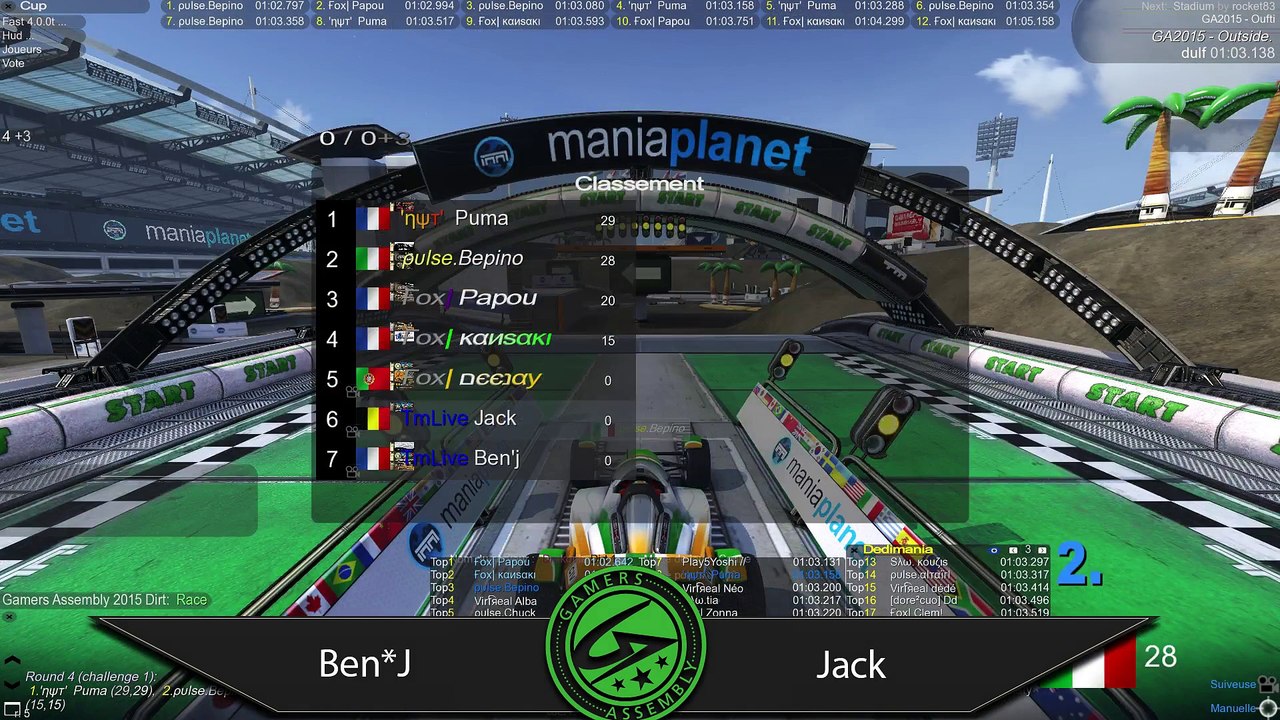 GA 2K15 Dirt [1/4 final winer bracket]