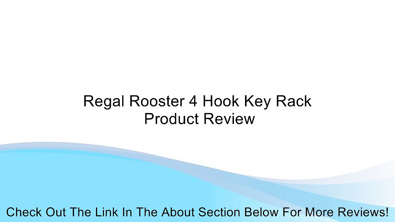 Regal Rooster 4 Hook Key Rack Review