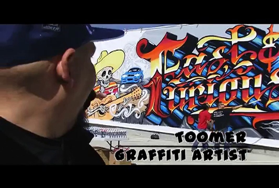 FAST & FURIOUS  Mr. Cartoon's Film-Inspired Billboard!