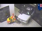 Australia: złodzieje taranują centrum handlowe samochodem