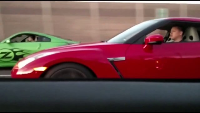 Nissan Twin Turbo 370z Destrói Nissan GTR