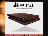 Sony Playstation 4 PS4 Textured Walnut Wood Skin Wrap Cover Decal Cover
