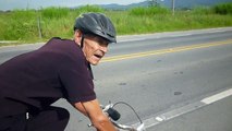 Pedal Sr. Hélio, o mito da bike speed na pista de Taubaté a Tremembé, SP, Brasil, 66 anos, show, parabéns,,,, (2)