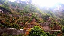 Spectacular & Dangerous Road on Earth- Tianmen Mountain Road, Zhangjiajie, China