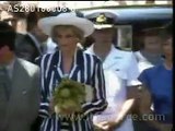 Princess Diana plays the piano in Australia