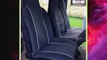 Renault Trafic Sport Deluxe van Seat Covers Single Drivers And Double Passengers Seat Covers Black And White Piping