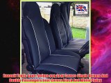 Renault Trafic Sport Deluxe van Seat Covers Single Drivers And Double Passengers Seat Covers Black And White Piping