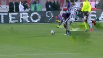 Alvaro Morata ( Red Card ) Foul on Diamanti - Fiorentina vs Juventus 0-3