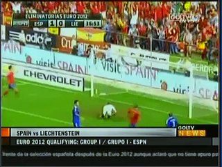 Spain 6-0 Liechtenstein 0 | 2012 EC Qualifier