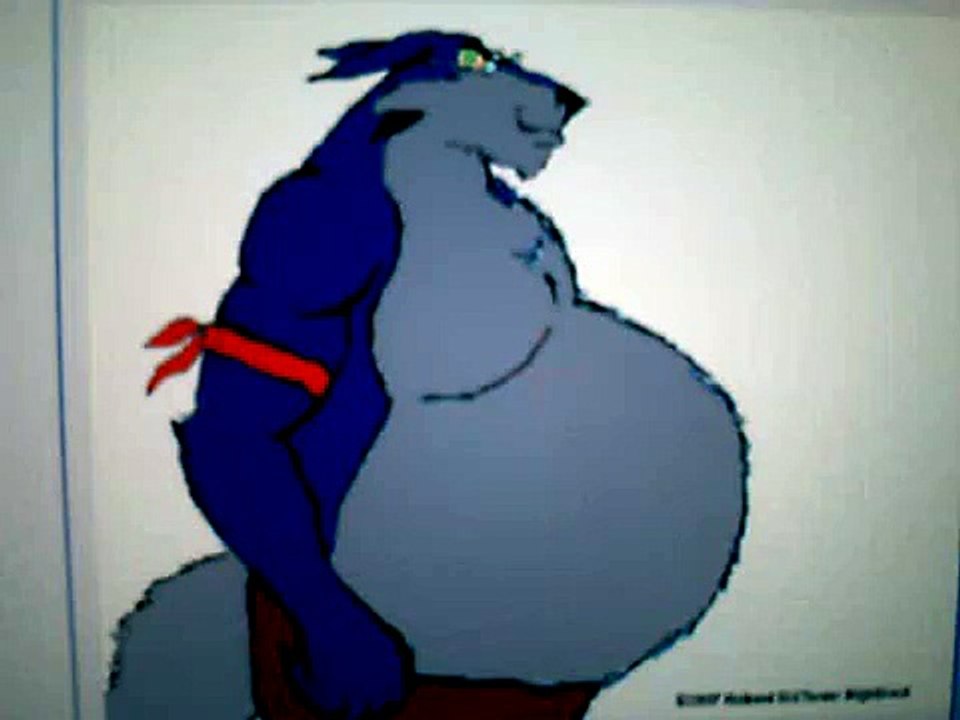 Papawolf belly growth 1