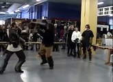 Medieval sword fight
