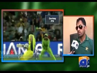 Wahab Riaz -#- We Apologize to the nation for the defeat in Quarter final