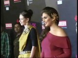 Aditi Roy, Kalki and Huma Quershi Showing Assets at The Red Carpet of Screen Awards