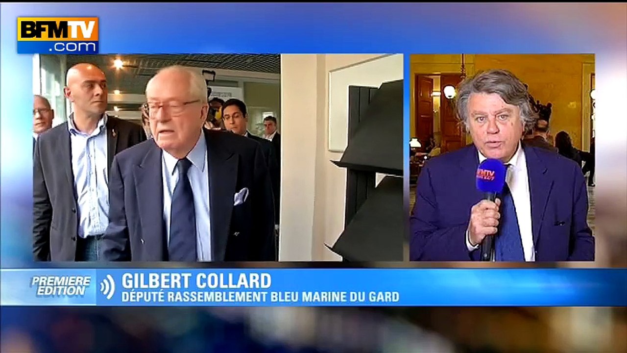 Gilbert Collard serait "ravi que Jean-Marie Le Pen ne soit plus président d'honneur du FN"