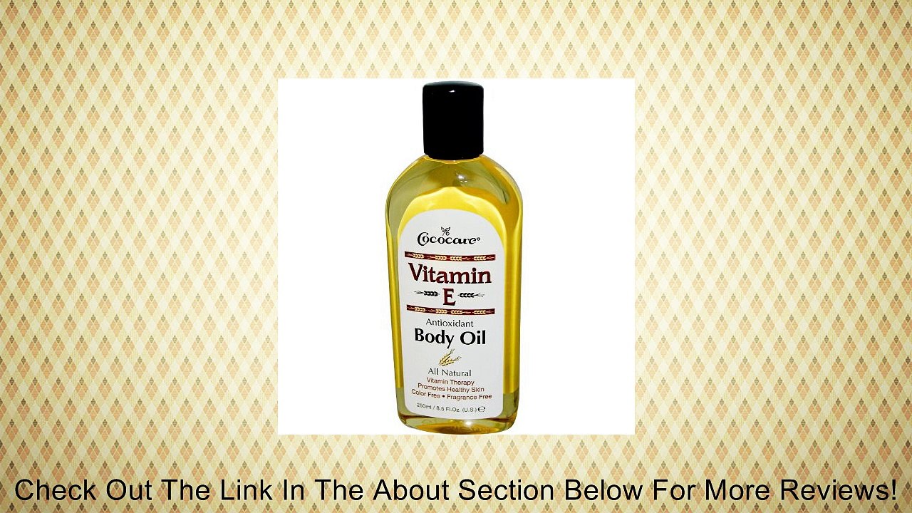 Cococare Vitamin E Antioxidant Body Oil, 8.5 Ounce Review