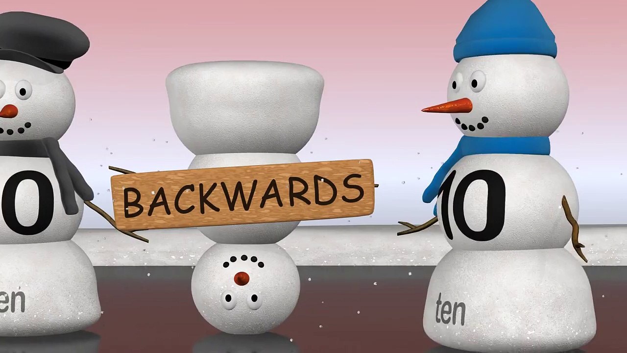 Numbers & Counting with Snowmen: Learning to Count 1-10 for Kids