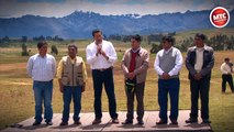 Entrega de Terrenos en Cusco  para construcción del Nuevo Aeropuerto Internacional de Chinchero