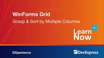 WinForms Data Grid: Group & Sort by Multiple Columns