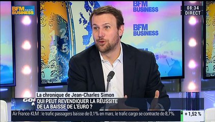 Jean-Charles Simon: "Le gouvernement n'a aucun pouvoir dans la baisse de l'euro" – 08/04