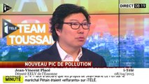 Jean-Vincent Placé : la pollution à Paris est un problème «trop récurrent»