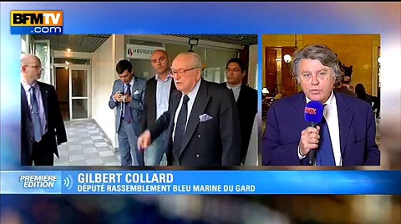 Gilbert Collard serait "ravi que Jean-Marie Le Pen ne soit plus président d'honneur du FN"