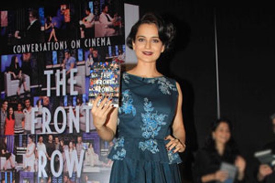 Kangana Ranaut stands in 'The Front Row' for Anupama Chopra